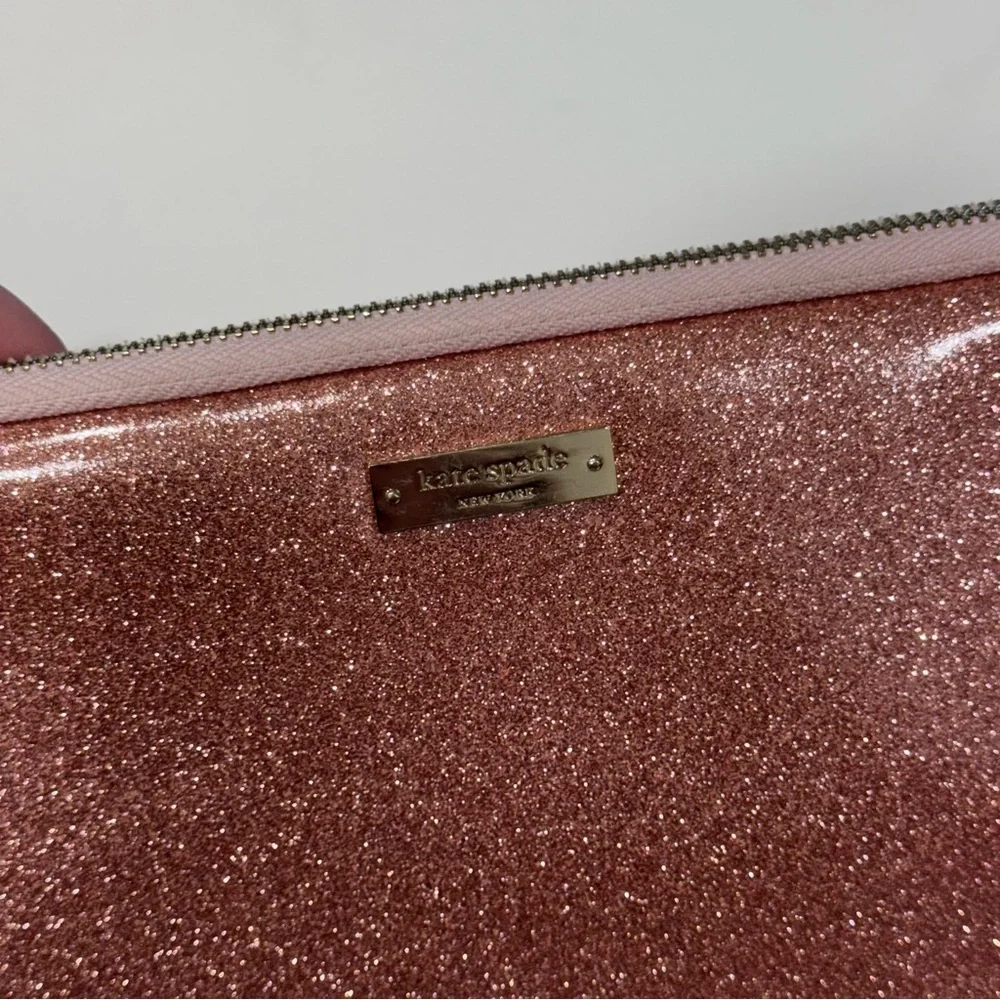 Kate Spade Glittery Rose Laptop Sleeve